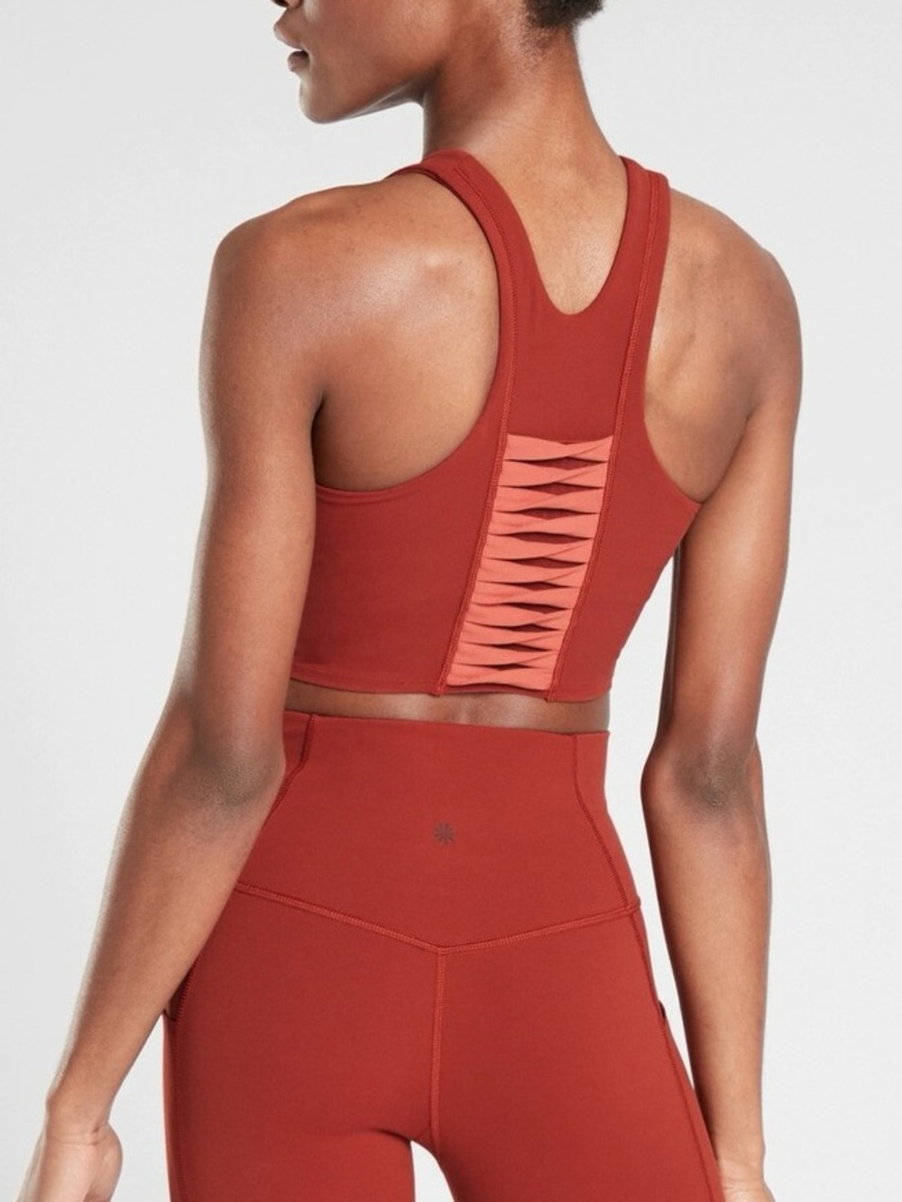 Athleta Conscious Twist Crop Top